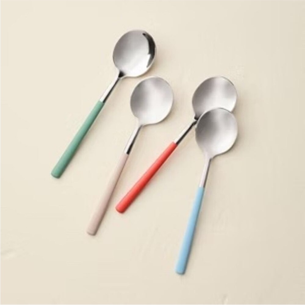 HEARTH & HAND BWT 4pc contrast handle tasting spoons
